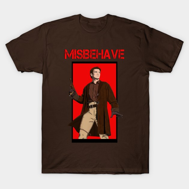 Firefly Captain Mal T-Shirt by Deadpoolinc